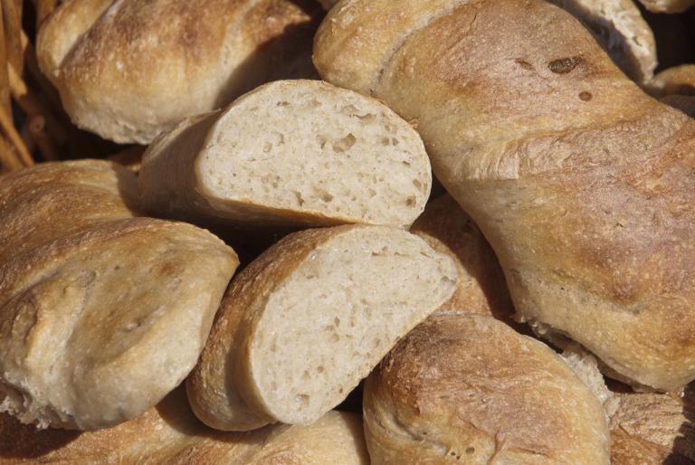Dinkelbrötchen fertig gebacken