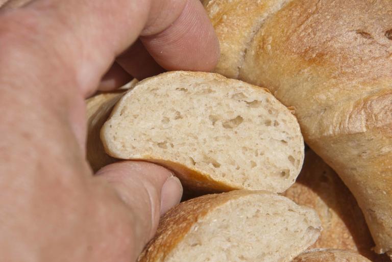 Dinkelbrötchen fertig gebacken