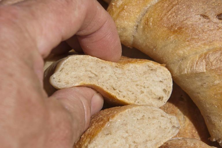 Dinkelbrötchen fertig gebacken