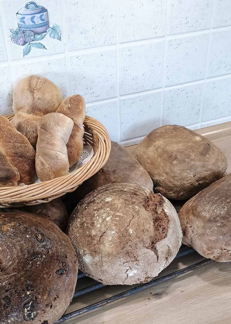 wiesner bäckt im holzbackofen am 25. märz 2024